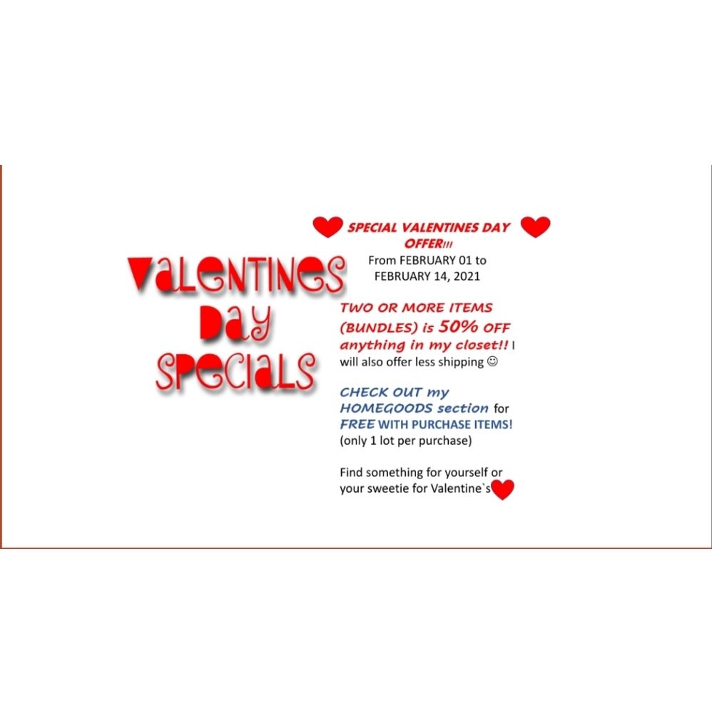 ♥️50% OFF BUNDLES VALENTINES DAY SPECIAL!♥️
